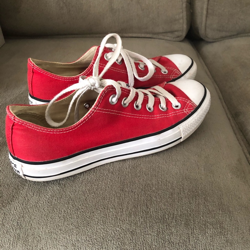 Red Converse Chuck Taylors